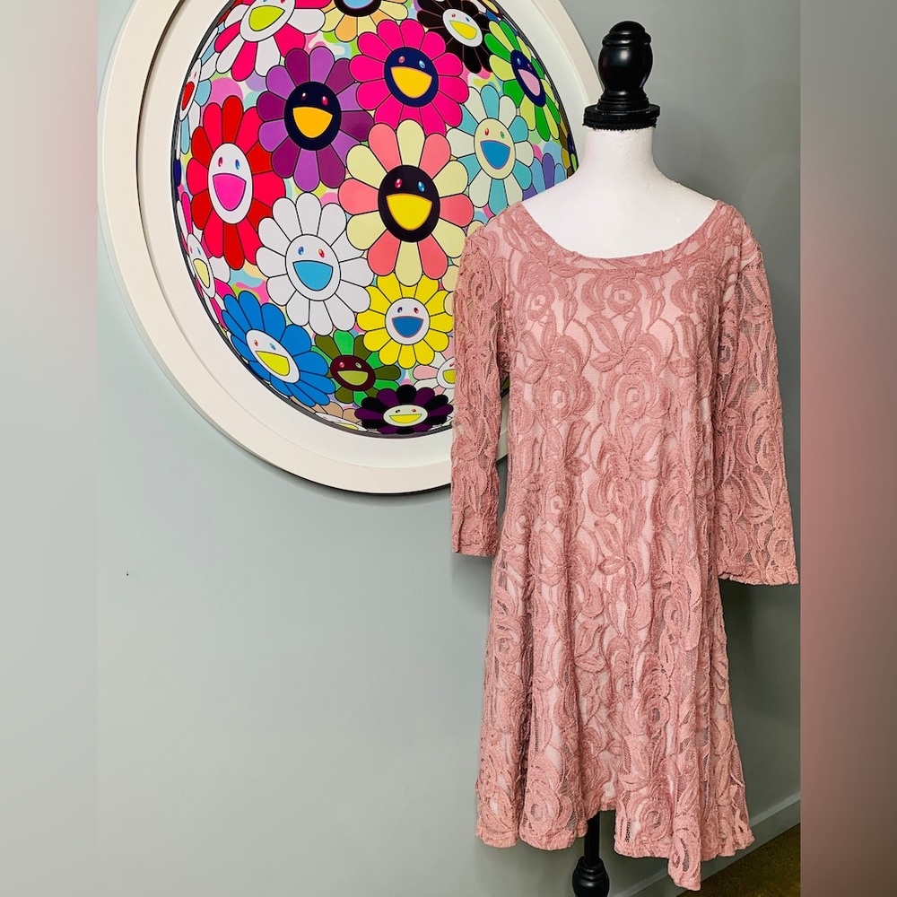 Anthropologie brand, Puella, trapeze style lace dress